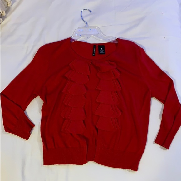 New Directions Cherry Cardigan - Picture 1 of 4